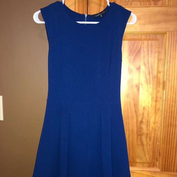 CLASSY ROYAL BLUE DRESS - Picture 1 of 3
